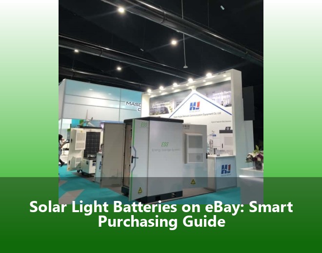 Solar Light Batteries on eBay: Smart Purchasing Guide